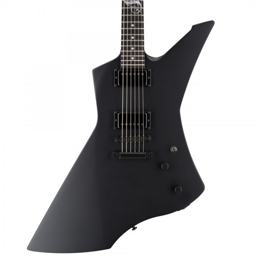 Lsnakebyteblks James Hetfield Snakebyte - Black Satin (premium - Signature Seri) | Emg Jh "het" Set Aktif Manyet