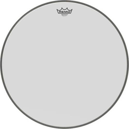 BR-1222-00 Ambassador Beyaz Bas Davul Derisi (22") | Pürüzlü Yüzey Klasik Rock Tonu