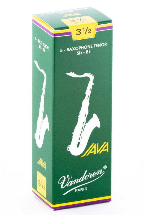 SR2735 Java Green Tenor Saksafon Kamışı No: 3.5 (Profesyonel/Caz) - 5'li Paket | Klasik Tenor Sesi, Güçlü Proje