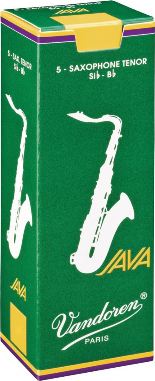 SR273 Java Green Tenor Saksafon Kamışı No: 3.0 (Profesyonel/Caz) - 5'li Paket | Parlak Ton, Hızlı Atak ve Güçlü