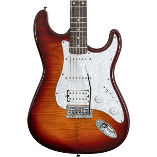 SDFSB Sonamaster Deluxe Elektro Gitar (Sunburst) | Klasik Sunburst Cila Çok Yönlü Rock Tonları