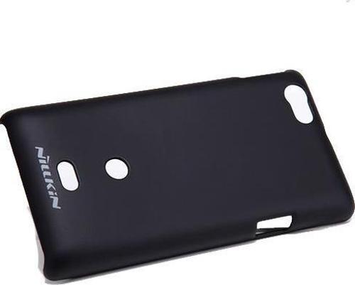 Xperia Miro ile Uyumlu Sert Kauçuk Kılıf Siyah