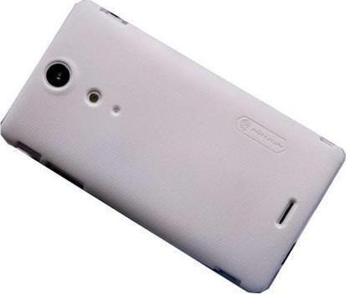 Xperia TX LT29i ile Uyumlu Sert Kauçuk Kılıf Beyaz