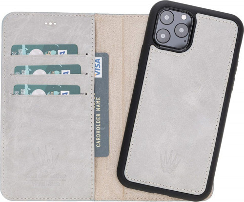 MAGIC WALLET IPHONE 11 PRO BEYAZ CUZDAN + KILIF