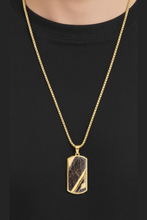 Singapore chain Gold Çelik Kolye