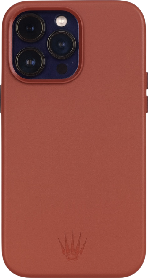 Triton Iphone 14 Pro Max Kiremit Kılıf Manyetik Özellikli Deri Kılıf