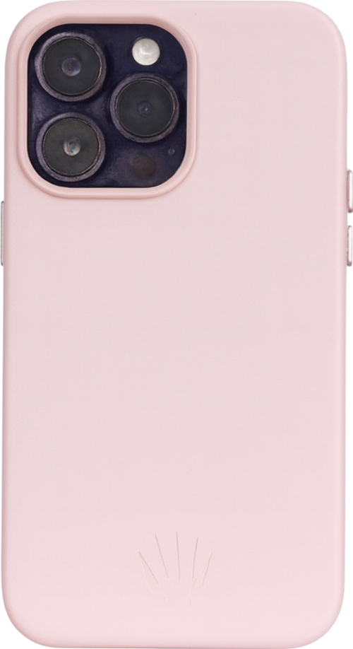 Triton Iphone 15 Pro Max Pembe Kılıf Manyetik Özellikli Deri Kılıf