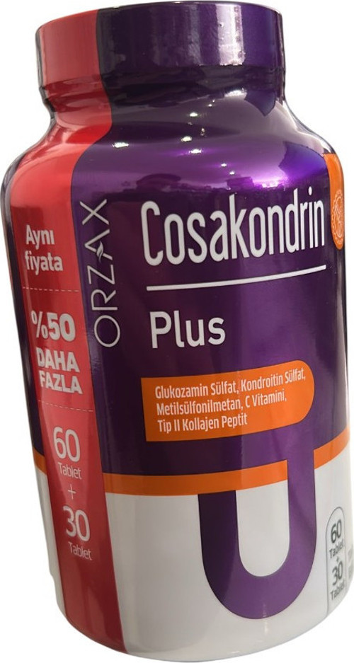 Cosakondrin Plus 90 Tablet - Aynı Fiyata %50 Daha Fazla 850081345039