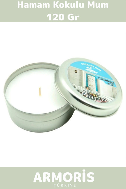 Yeni Nesil Aromatik Arınma Huzur Meditasyon Esans Dekoratif Mum Oda Kokusu 120G Teneke Kutu