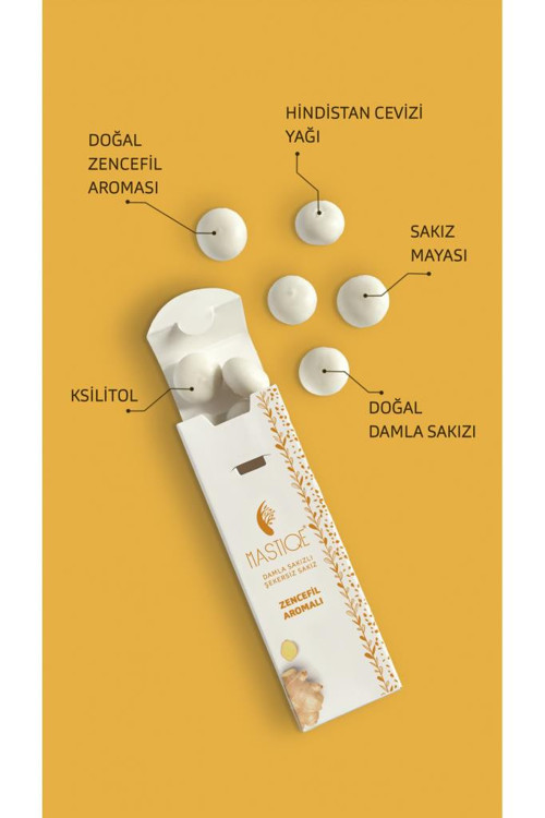 Zencefil Aromalı Sakız 20 gr x 12 Adet
