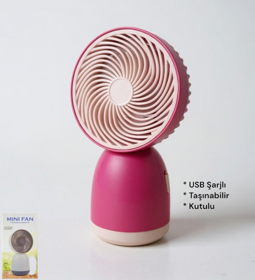 Handheld USB Şarjlı El Fanı I Mini Taşınabilir Fan I Yaz Serinleticisi I Vantilatör Taşınabilir Fan