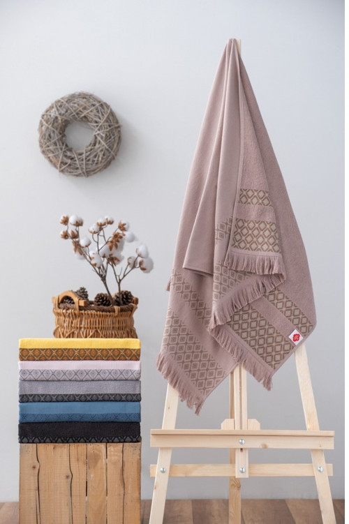 Twins Bukle Havlu 75x150 Bej