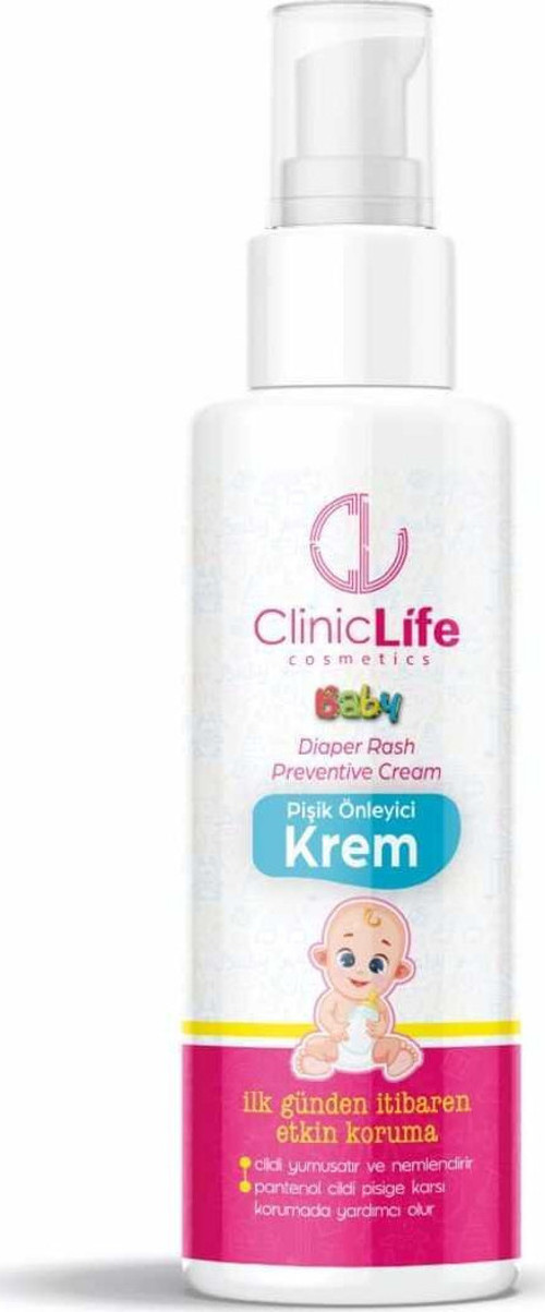 ClinicLİfe Bebek Pişik Önleyici Krem 100 ml