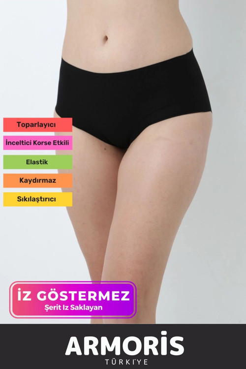 Yeni Nesil İz Göstermeyen Toparlayıcı Kaymaz Toparlayıcı Sıkılaştırıcı Lazer Kesim Bato Kadın Külot