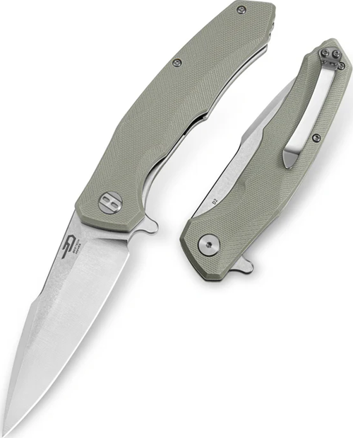 BESTECH WARWOLF BG04C Bej G10 Sap D2 Çelik Çakı