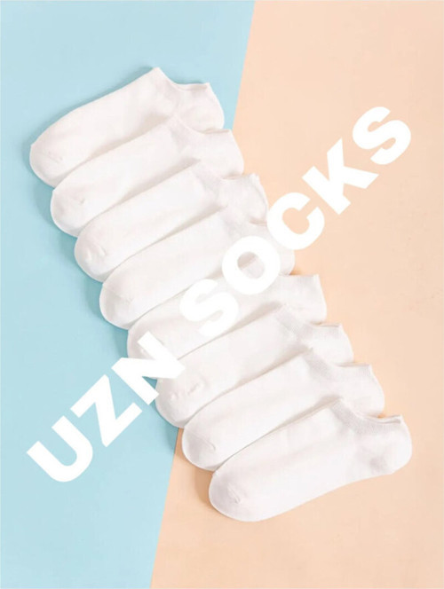 12 Çift Beyaz Pamuklu Unisex Patik Çorap | Terletmeyen Günlük Çorap Seti
