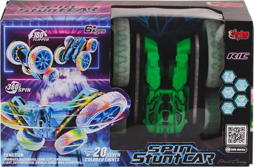 HG-4-45 Kumandalı Işıklı Buharlı Stunt Spin Araba -Vardem Oyuncak