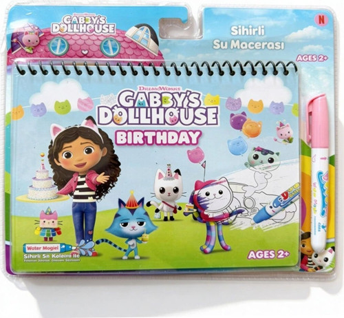 BK0011 GABBY DOLLHOUSE LİSANSLI BOYAMA KİTABI