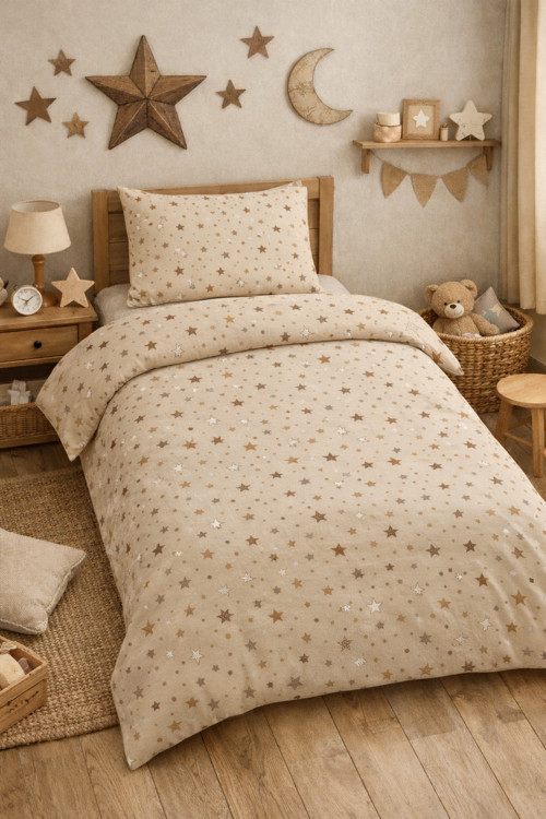 Tek Kişilik Nevresim Takımı 160x220cm | 2 Yastık Kılıfı | Lastikli Çarşaflı 120x200+30