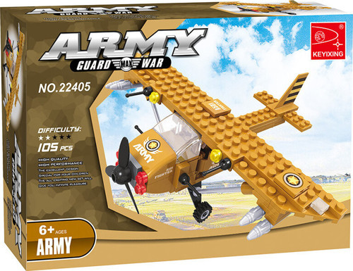 Oyuncak Ausini Army Set 105 Parça Yapım Seti Big22405