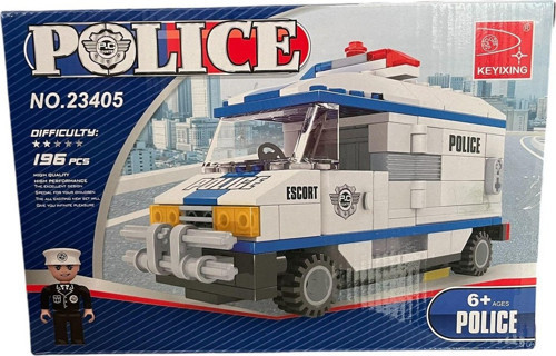 Oyuncak Ausini Polis Set 194 Parça Yapım Seti Big23405