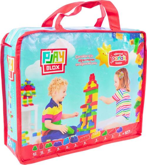 Oyuncak Playblox Block Shine 107 Parça Bag Girls&Boys 2953