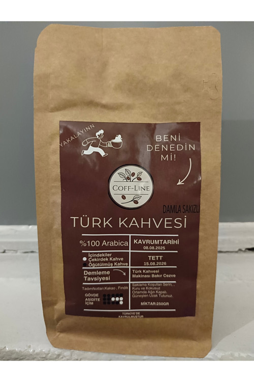 Damla Sakızlı Türk Kahvesi – Kahvesi Güçlü, Damla Sakızı Kararında