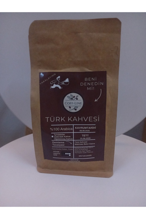 Koyu Kavrum Türk Kahvesi – Yoğun Köpük & Güçlü Aroma