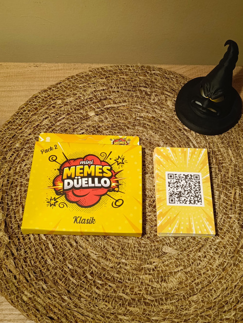 Memes Bulmaca Kutu Oyunu Klasik 2. Model - Kese Hediyeli - Eğlenceli Grup & Parti Oyunu