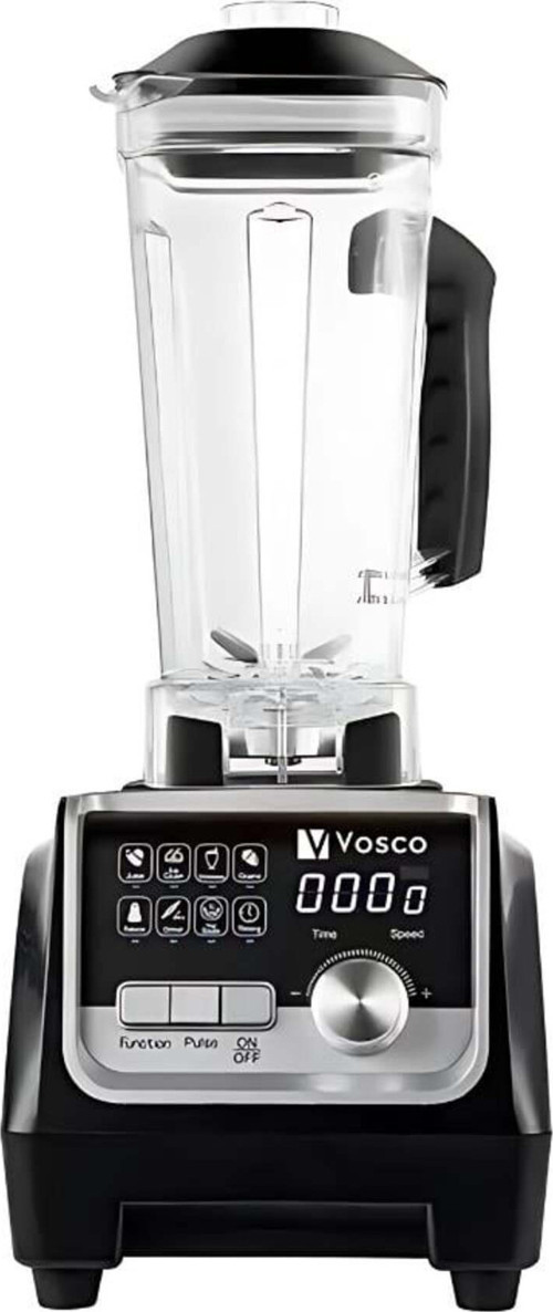 Bar Blender Pro Dijital 2 Lt Buz Kırıcılı 2200W Siyah