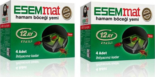 Hamam Böceği Yemi 4 lü 12 Ay Etkili 2 Adet