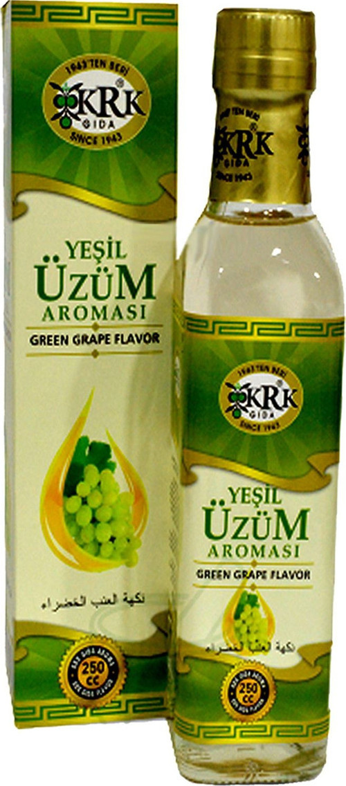 Krk Doğala Özdeş Yeşil Üzüm Aroması 250 ml Cam Şişe 250 Cc. Üzüm Aroma