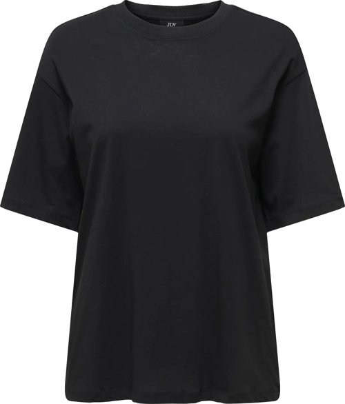 JDY Yuvarlak Yaka Siyah T-Shirt - 15366305