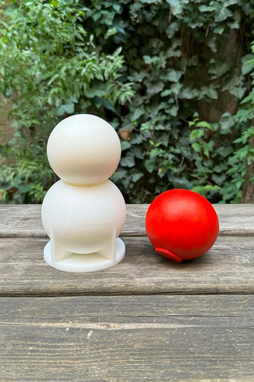 Küre 8cm Çap Silikon Mum Kalıbı