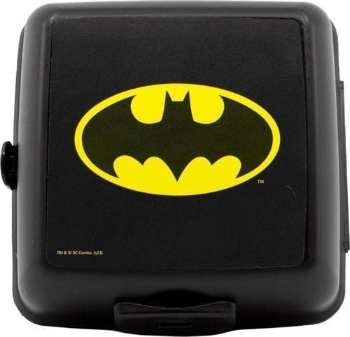 Batman 4 Bölmeli Çocuk Beslenme Kutusu - Yemek Saklama Kabı Kaşık ve Çatallı