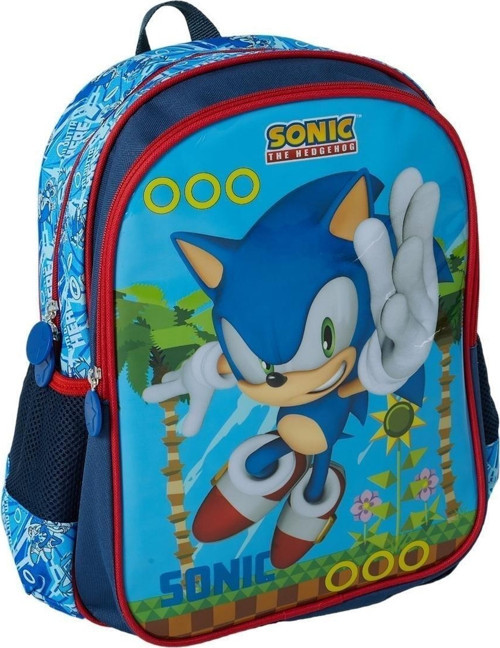 Sonic The Hedgehog Orta Boy Okul Çocuk Sırt Çantası