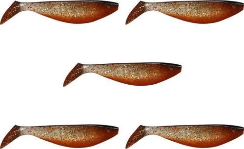 Dolphin Rock Jx 51-12 13 Simli Silikon Sahte Balık Yem, Balık Yemi 10,5 Cm 5'Li Paket
