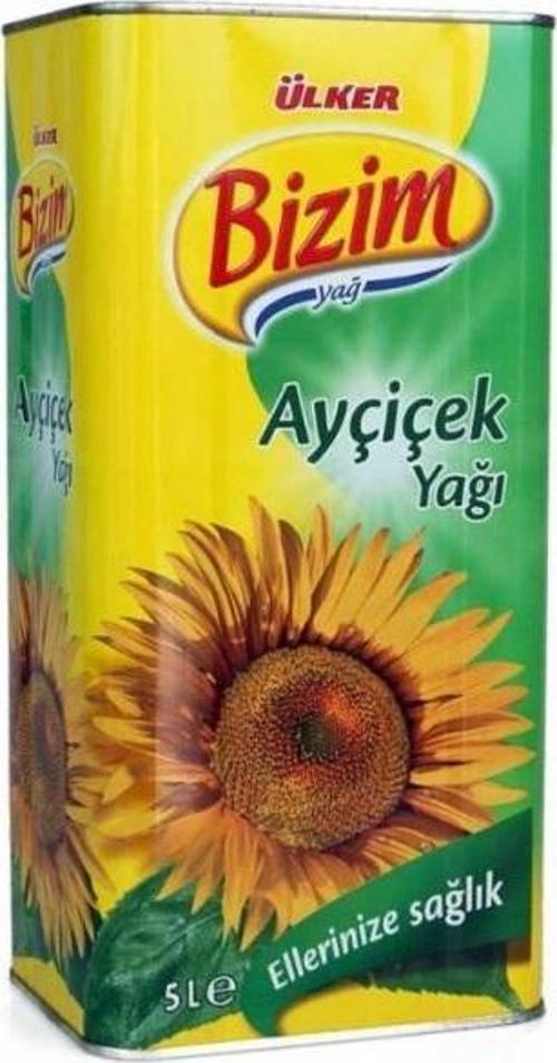Rafine Ayçiçek Yağı 5 lt Teneke