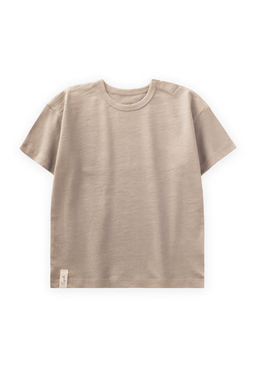 Basic Bebe T-Shırt 0-3 Yaş Bej