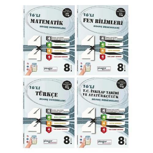 Zeka Küpü Yayınları 8.Sınıf Türkçe, Matematik, Fen Bilimleri, İnkılap Tarihi ve Atatürkçülük Branş Denemeleri