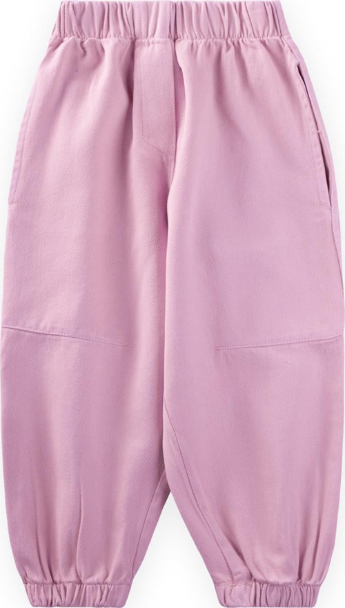 Dizi Pensli Gabardin Pantolon 2-7 Yaş Pembe