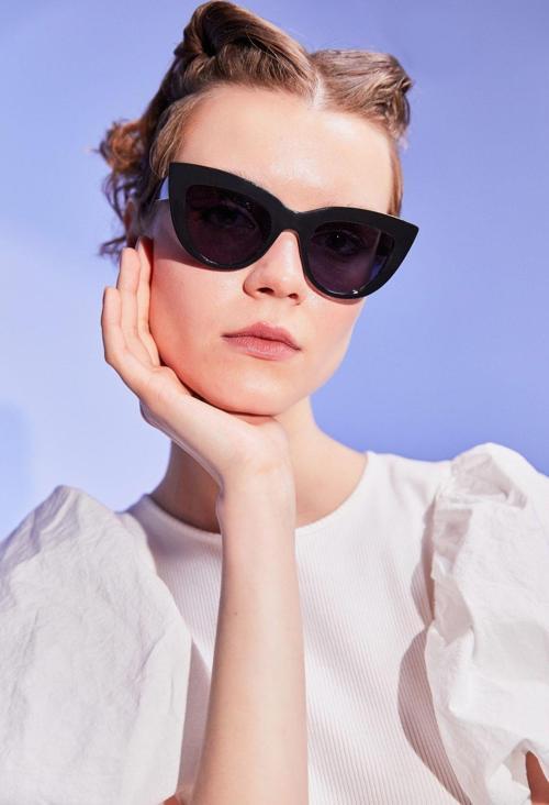 Cat Eye Siyah Kadın Güneş Gözlüğü Apsp045500