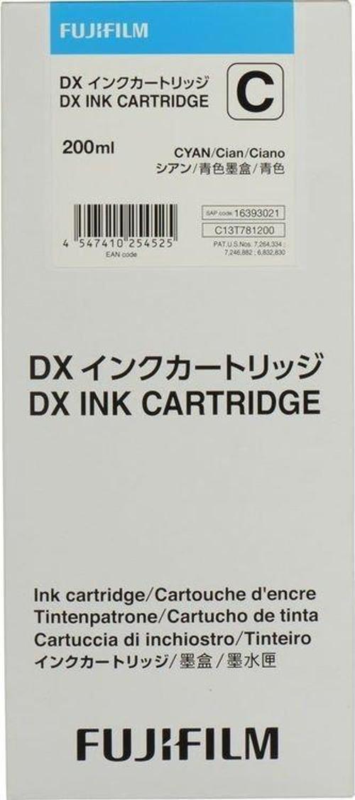 DX100 Yazıcı için Fujifilm Mavi (Cyan) Mürekkep Kartuşu