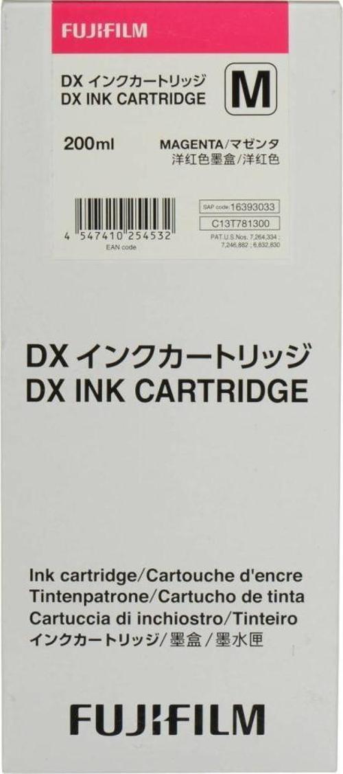 DX100 Yazıcı için Fujifilm Mürekkep Kartuşu Magenta