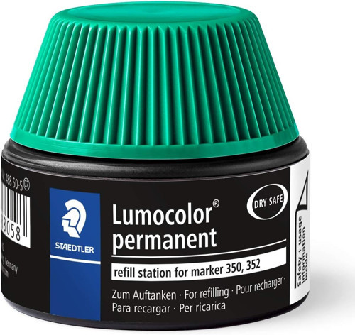 488 505 Lumocolor Permanent Markör Mürekkep Yeşil