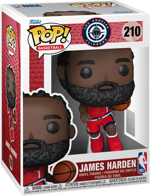 Pop! Nba: Clippers - James Harden - Nba Players - Koleksiyon Vinil Figür - Hediye Fikri - Resm