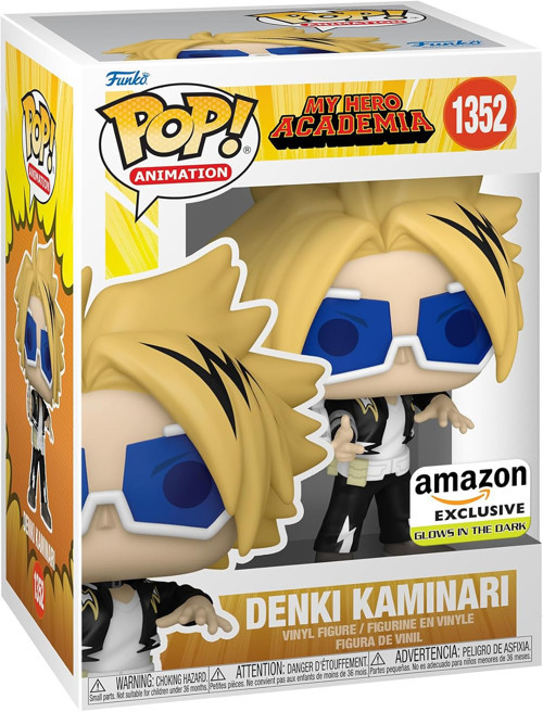 ! Pop Animasyon: My Hero Academia - Denki Kaminari (Glow In The Dark), Amazon Exclusive