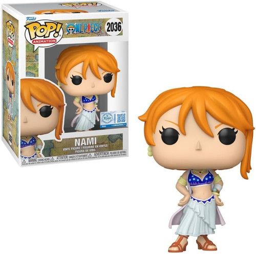 *Heo Exclusive Edition* One Piece Pop! Animasyon Vinil Figürler Op- Nami (Alabasta) 9 Cm