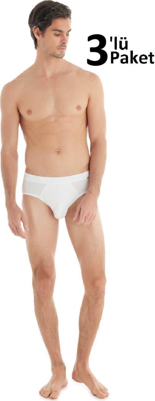 9311 %94 Modal 3'lü Ekonomik Paket Erkek Slip