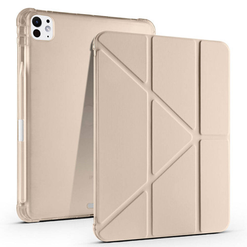 iPad Pro 11 2025 M5 Tablet Kılıf Kalem Bölmeli Standlı Lüx Smart Cover